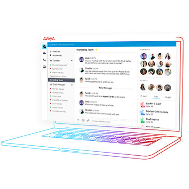 Avaya Aura Private Cloud laptop graphics